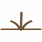 Ekena Millwork Redmond Timber Gable Bracket, Western Red Cedar, 108"W x 63"H x 1 1/2"D x 5 1/2"F, 14/12 Pitch GBW108X63X0206RED00SWR - alternate 4